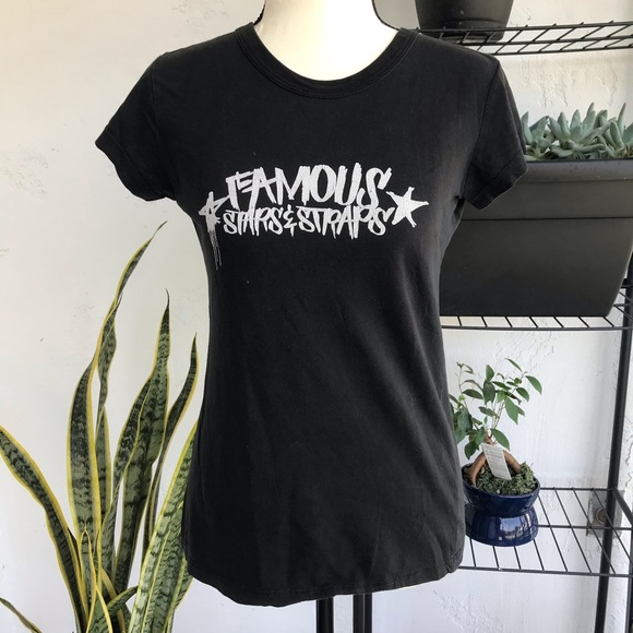Famous Stars & Straps Tops - 🖤 Vintage Famous stars and straps T
